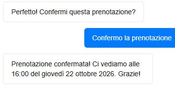 Conferma di una prenotazione web in Negozio Pronto